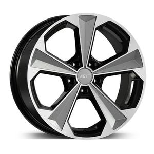 8.5X19" PCD 5X108 AGT Wheels 19062 Bavyera ET38 72.60 mm Santorini Black Diamond