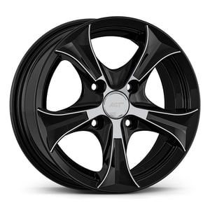 8.5X19" PCD 5X112 AGT Wheels 02050 66.60 mm Black Diamond
