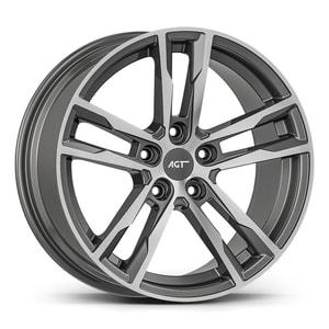 8.5X19" PCD 5X112 AGT Wheels 19094  ET35 72.6 mm Titanium Diamond
