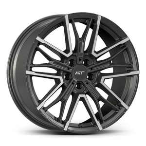8.5X19" PCD 5X112 AGT Wheels 19272-1 ET38 72.60 mm Titan Diamond