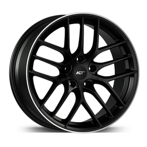 8.5X19" PCD 5X112 Sonic S1046 ET38 66.60 mm Deep Black Lip Diamond