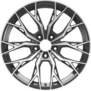 8.5X19" PCD 5X114.3 Arceo Wheels ARC-19239-35 ET35 Titan Diamond Roma 73.1 mm