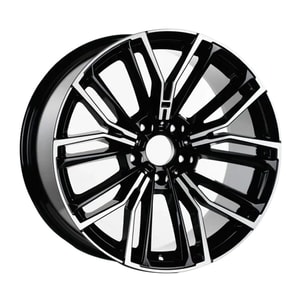 8.5X19" PCD 5X120 AGT Wheels 19181-1  ET35 72.6 mm Black Diamond