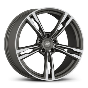 8.5X19" PCD 5X120 AGT Wheels 19265-1 72.60 mm Matt Titan Diamond