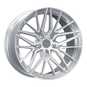 8.5X19" PCD 5X120 Arceo Wheels ARC-19193-25 ET33 Silver Diamond 72.6 mm