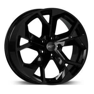 8.5X19" PCD 5X112 AGT Wheels 19252 RS-01 ET35 Black 66.5 mm