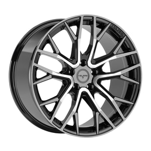 8.5X20" PCD 5x108 Velare 20099 ET38 73.10 mm Santoroni Black Diamond
