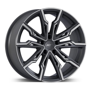 8.5X20" PCD 5X112 AGT Wheels 20154-1 ET45 72.60 mm Matt Gun Metal Diamond