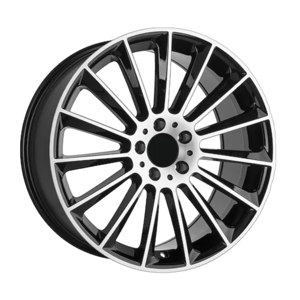 8.5X20" PCD 5X112 AGT Wheels 20234-1  ET35 66.60 mm Black Diamond