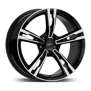 8.5X20" PCD 5X112 AGT Wheels 20265-1 ET32 66.60 mm Gloss Black Diamond