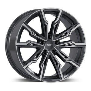 8.5X20" PCD 5X114 AGT Wheels 154 ET45 67.10 mm Gun Metal Diamond