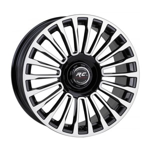 8.0X18" PCD 5x112 Truva Wheels 223 Black Finish ET43 66.6 mm