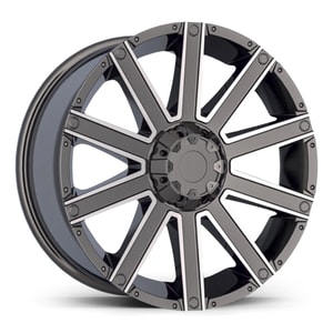 9.0X20" PCD DXD AGT Wheels 20108 ET0 72.60 mm Gloss Black Diamond
