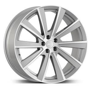 9.0X21" PCD 5X108 AGT Wheels 21251 Merlin ET40 63.40 mm Silver Diamond