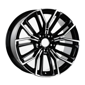 9.5X19" PCD 5X112 AGT Wheels 19181-2  ET37 67.10 mm Black Diamond