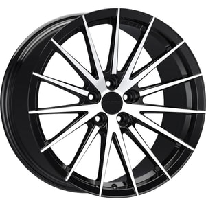 9.5X19" PCD 5X114.3 Arceo Wheels ARC-S1012-30 ET42 Black Diamond Lisbon 73.1 mm