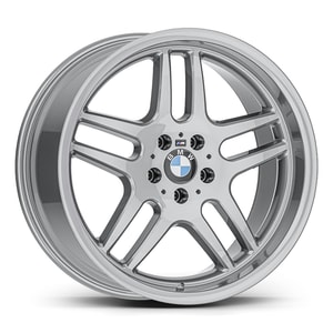 9.5X19" PCD 5X120 AGT Wheels 19257-2 ET20 72.60 mm Silver Diamond