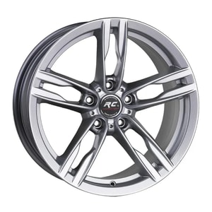 9.5X19" PCD 5X120 RC 183 SILVER ET40 72.6 mm