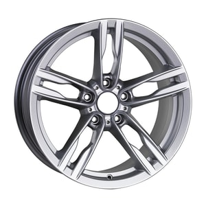 9.5X20" PCD 5X120 RC 185 SILVER ET37 72.6 mm