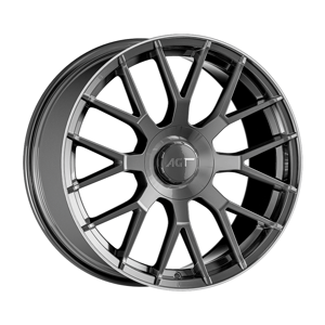 9.5X20" PCD5X112 AGT Wheels 20162-2 ET66.6 Titan Lip Diamond 66.6 mm
