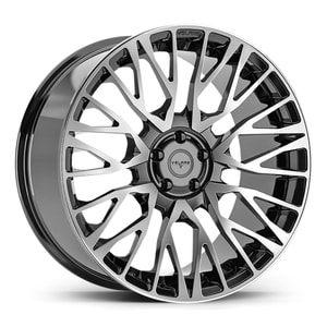 9.5X22" PCD 5X108 Velare 22082 ET33 74.10 mm Santorini Black Diamond