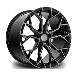 9.5X22" PCD 5X120 AGT Wheels 22122 ET49 72.60 mm Mat Gun Metal Diamond