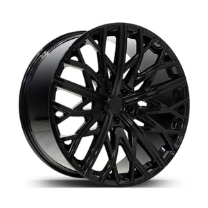 9.5X22" PCD 5X120 AGT Wheels 22135 ET35 74.10 mm Gloss Black