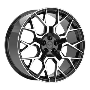 9.5X22" PCD 5x127 Velare 22083 ET40 71.60 mm Black Diamond