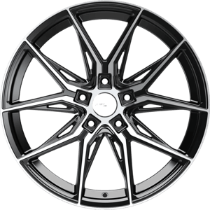 9.5X19" Arceo Wheels ARC 19177 Marseille Black Diamond PCD 5x120 ET37