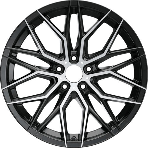 10.0X20" PCD 5X112 AGT Wheels 20141-2 ET450 73.10 mm Black Diamond