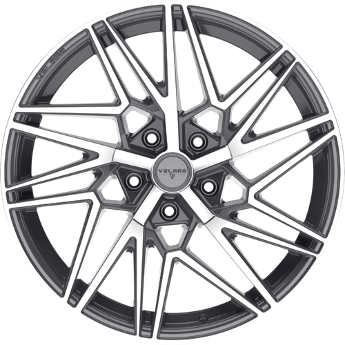 10.0X20" PCD 5X120 Velare 20076-4 ET38 72.60 mm Corris Grey Diamond