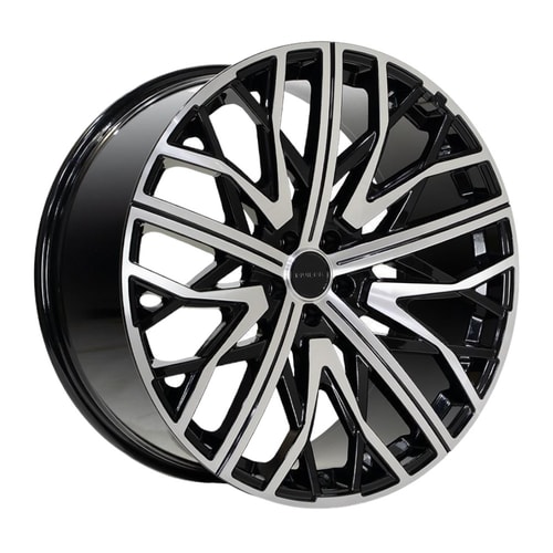 10.5X23" PCD 5x112 AGT Wheels 135 ET35 66.60 mm Black Diamond