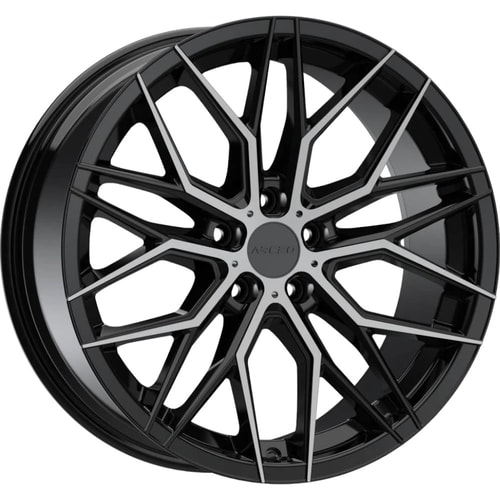 10.0X20" Arceo Wheels ARC 20141 Valencia Black Diamond PCD 5x120 ET40