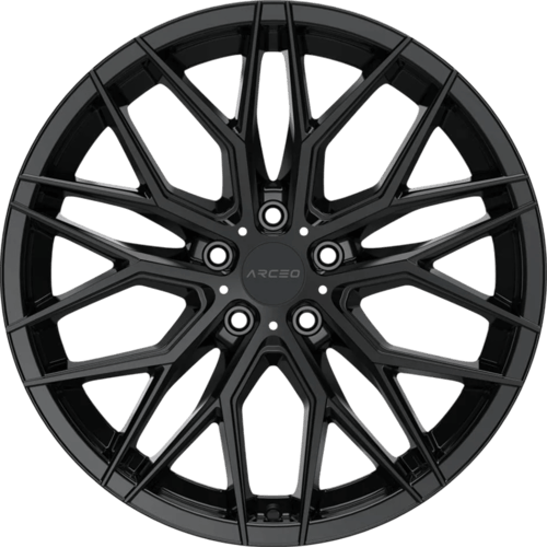 10X20" PCD 5X114 Arceo Wheels  20141 MATT BLACK ET40 73.1 mm