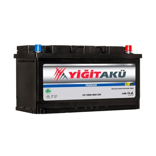 12V 100Ah Yiğit akü L5B Standart Kutup R+