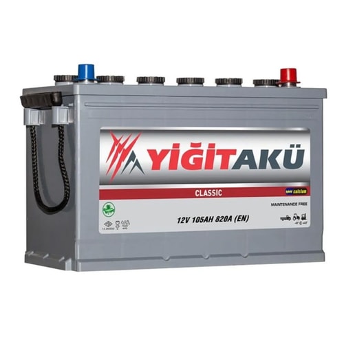 12V 105Ah Yiğit akü MF HD R+