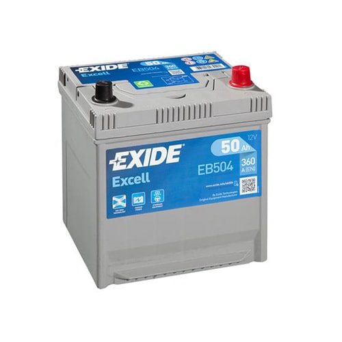 12V 50Ah Exide Excell Standard R+