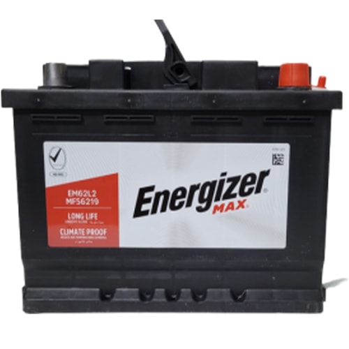 12V 62AH Energizer Max (JIS) EM62L2 H5/L2 Akü