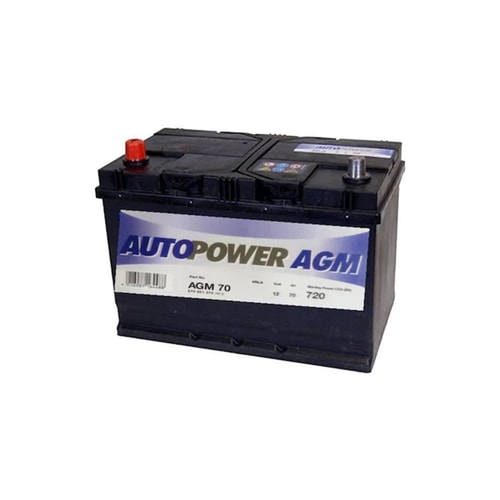 12V 70Ah AutoPower Akü AGM Start-Stop