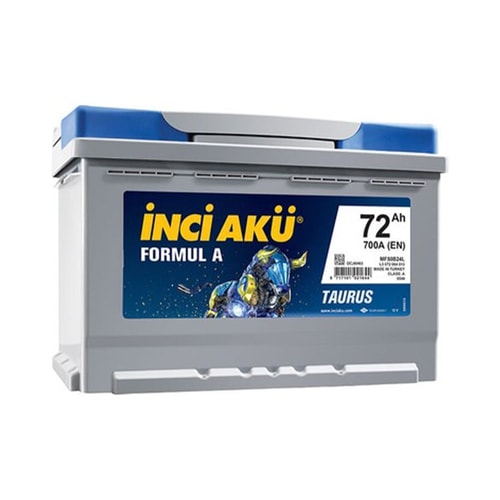 12V 72A İnci Akü Formul A Taurus