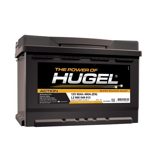 12V 72Ah Hugel Akü Action Tırnaksız L3