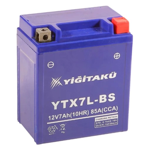 12V 7Ah Yiğit akü YTX7L-BS (MF)