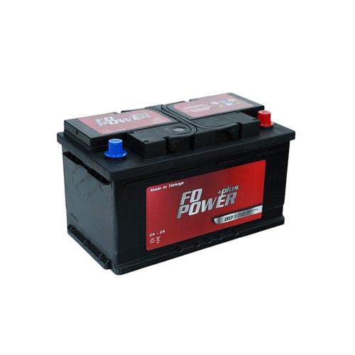 12V 80Ah FD Power Plus Tam Kapalı R+ Alçak Kutu L4BT Akü