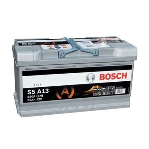 12V 95 Ah Bosch Akü S5A AGM R+