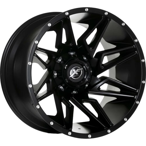 12X20" PCD 6X139 EMR Wheels EMR-218-01 ET7 139.7 mm Matt Black