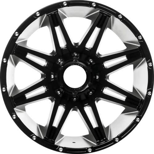 12X20" PCD 6X139 EMR Wheels EMR-220-01 ET7 139.7 mm Matt Black