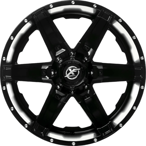 12X20" PCD 6X139 EMR Wheels EMR-223-01 ET7 139.7 mm Matt Black