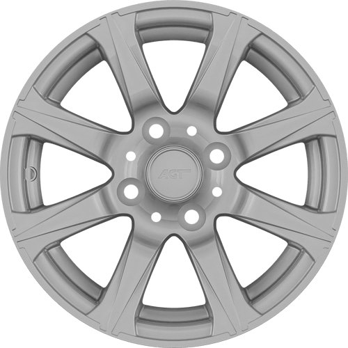 5.5X13" PCD 4X100 AGT Wheels 13066 67.10 mm Silver Diamond