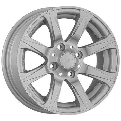 5.5X13" PCD 4X100 AGT Wheels 13066 67.10 mm Silver Diamond