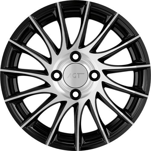 5.5X14" PCD 4X100 FD Wheels 403 ET35  67.1 mm BLACK DIAMOND